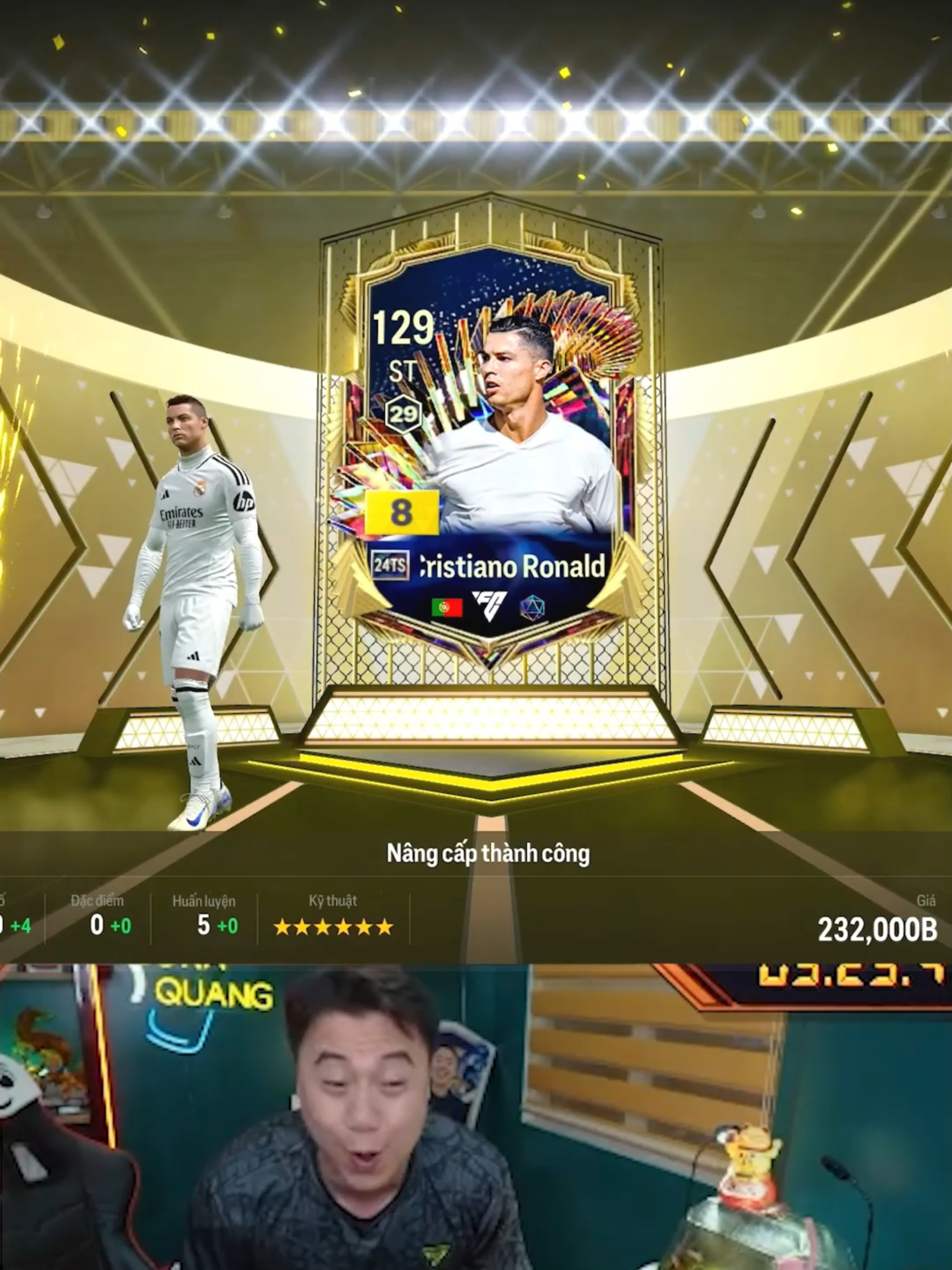 Top 1 Rewind là đây, Cristiano Ronaldo 24TOTS +8 #vodkaquang #viral #GamingOnTikTok #fconline #fco #cristianoronaldo #dapthefo4 #GullitAtYourSideFCOnline