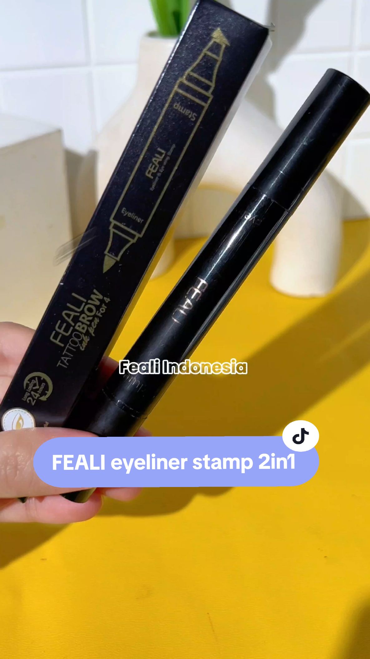 FEALI eyeliner stamp 2in1 ✨ #feali #fyp #fealieyelinerstamp2in1 #Eyeliner 