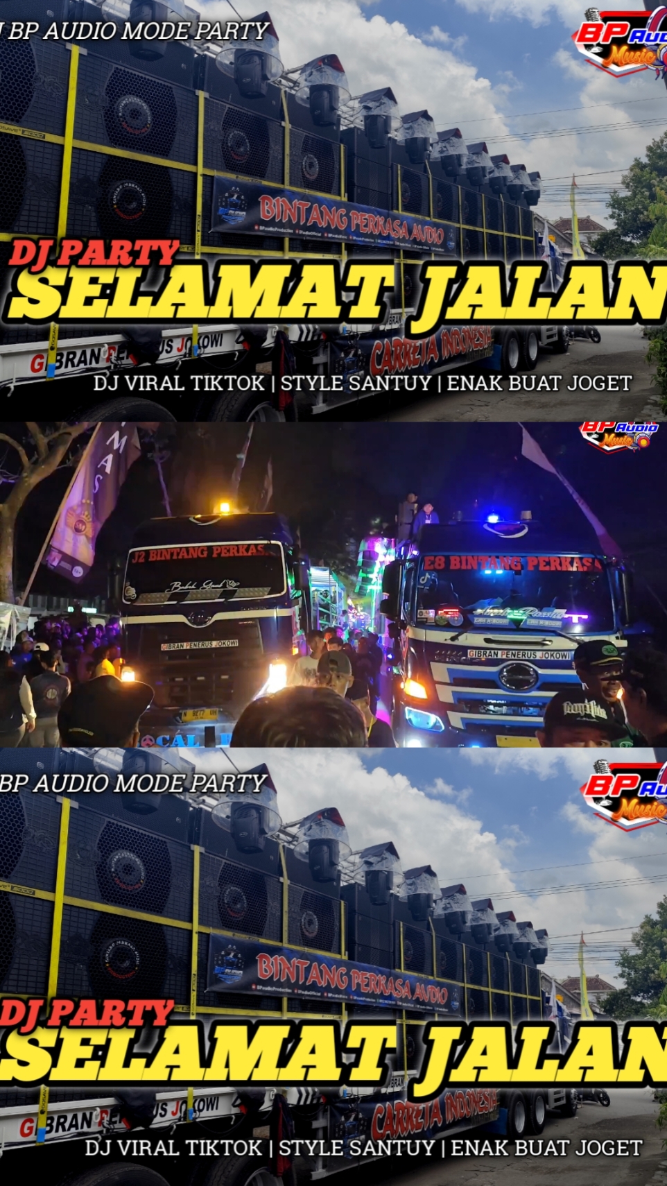 DJ SELAMAT JALAN BP AUDIO MUSIC SPESIAL PARTY / SELENGKAPNYA CEK DI YOUTUBE BP AUDIO MUSIC. 