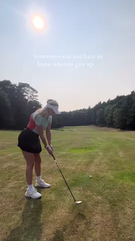 Sometimes the golf gods step in and when they do, you know it’s time to quit ✨ On to the next hole we go!  #golf #womensgolf #womeningolf #funnygolfvideo #creatorsearchinsights 