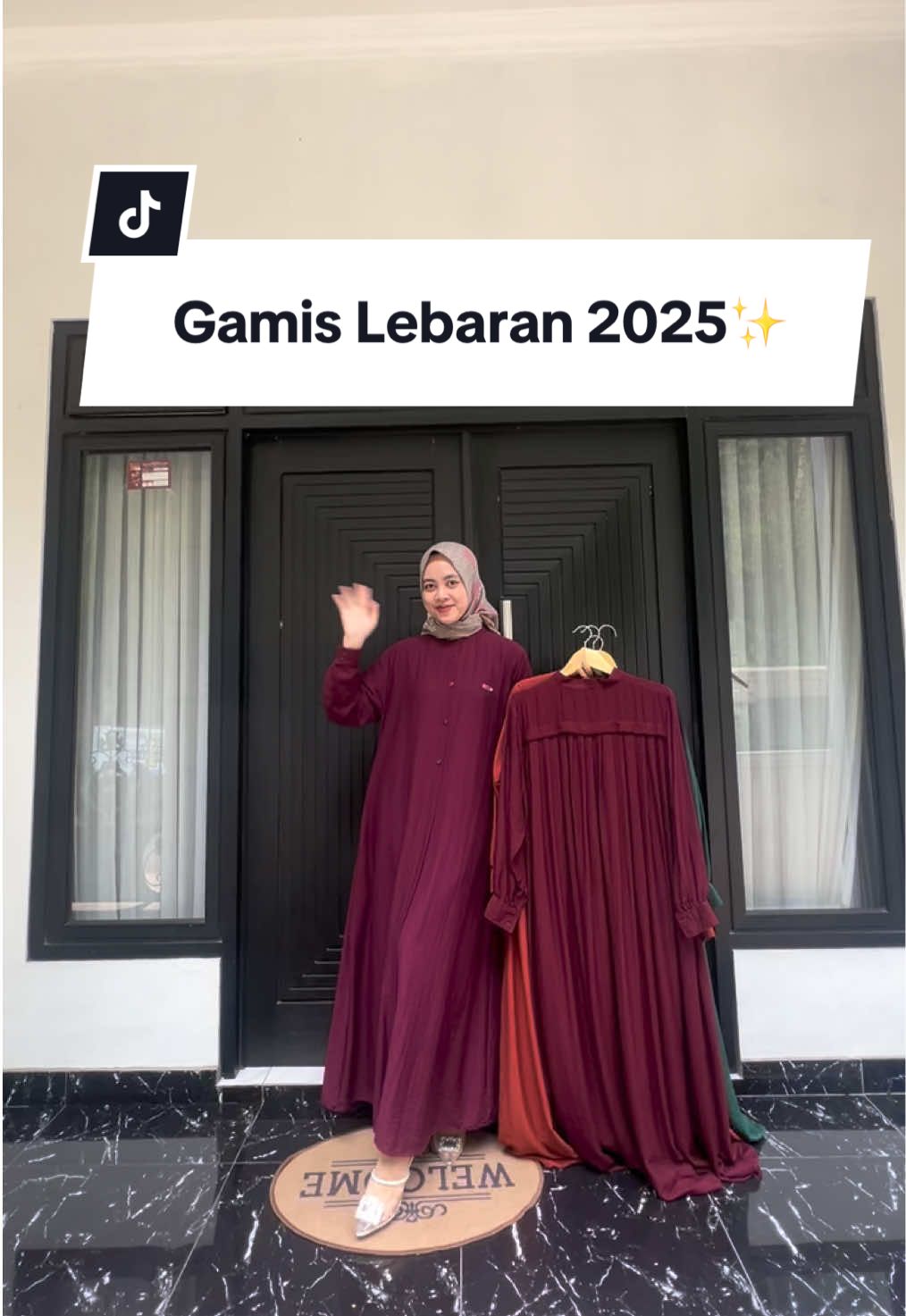 Gamis bahan super adem dari bahan katun polo linen.. Vanilla dress cocok di pakai buat acara spesial nanti di hari raya idul fitri✨ Yuks warna burgundy nanti abis nyeselll... #gamisrufflebelakang #gamisrempelbelakang #gamislebaran2025 #gamisviral #fashiontiktok #fyp 