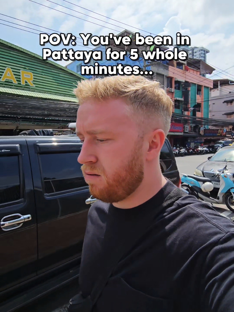 I thought everyone was a handsome in Pattaya!? 🥲😂 #thailand #pattaya #handsomeman 