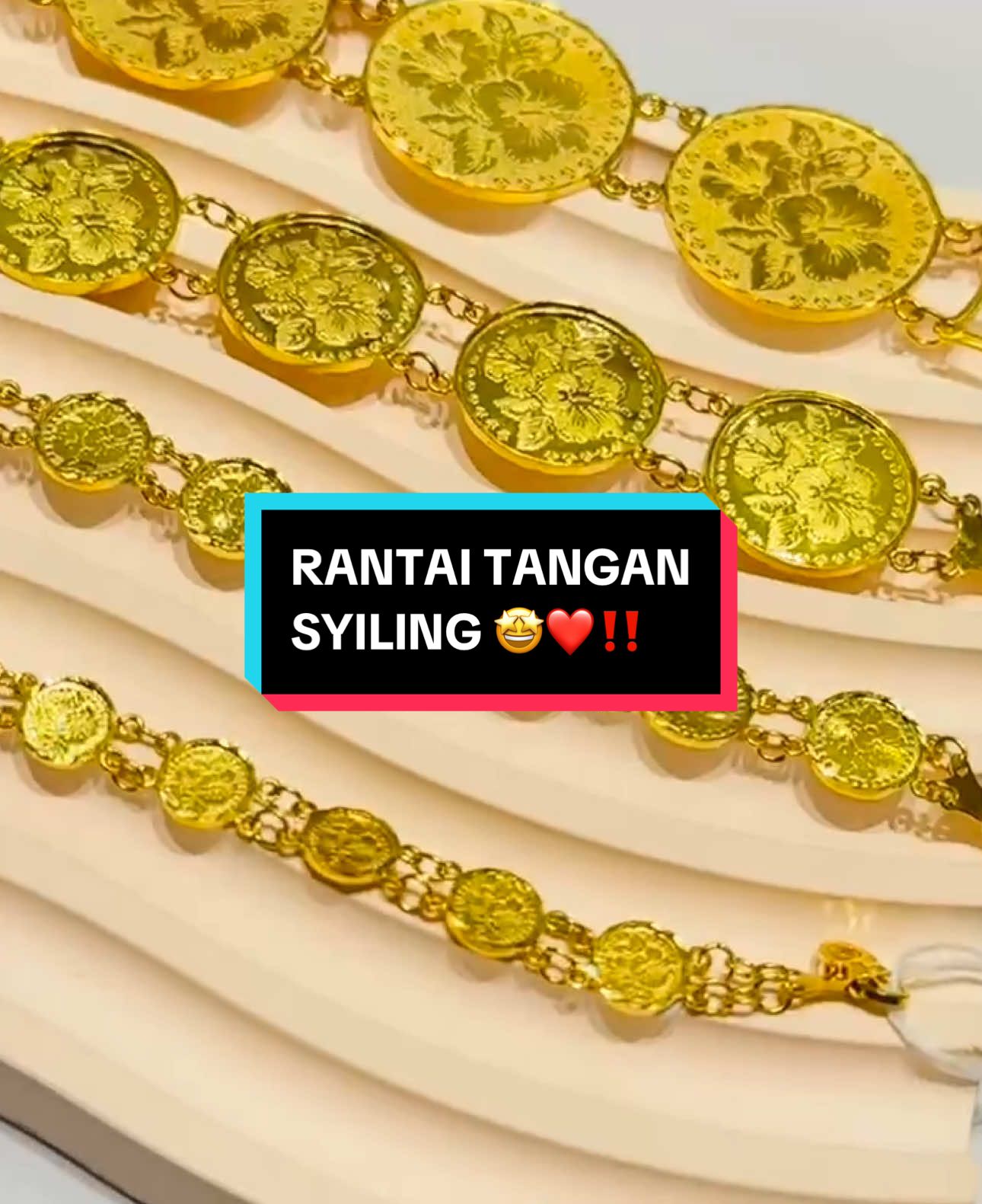 RANTAI TANGAN SYILING NEWSTOCK🕊️🤍✨  #rantaitangan #emas916 #freeupah #kedaiemas #dremasofficial #rantaitanganduitsyiling #fypviralシviral #tiktokemas 