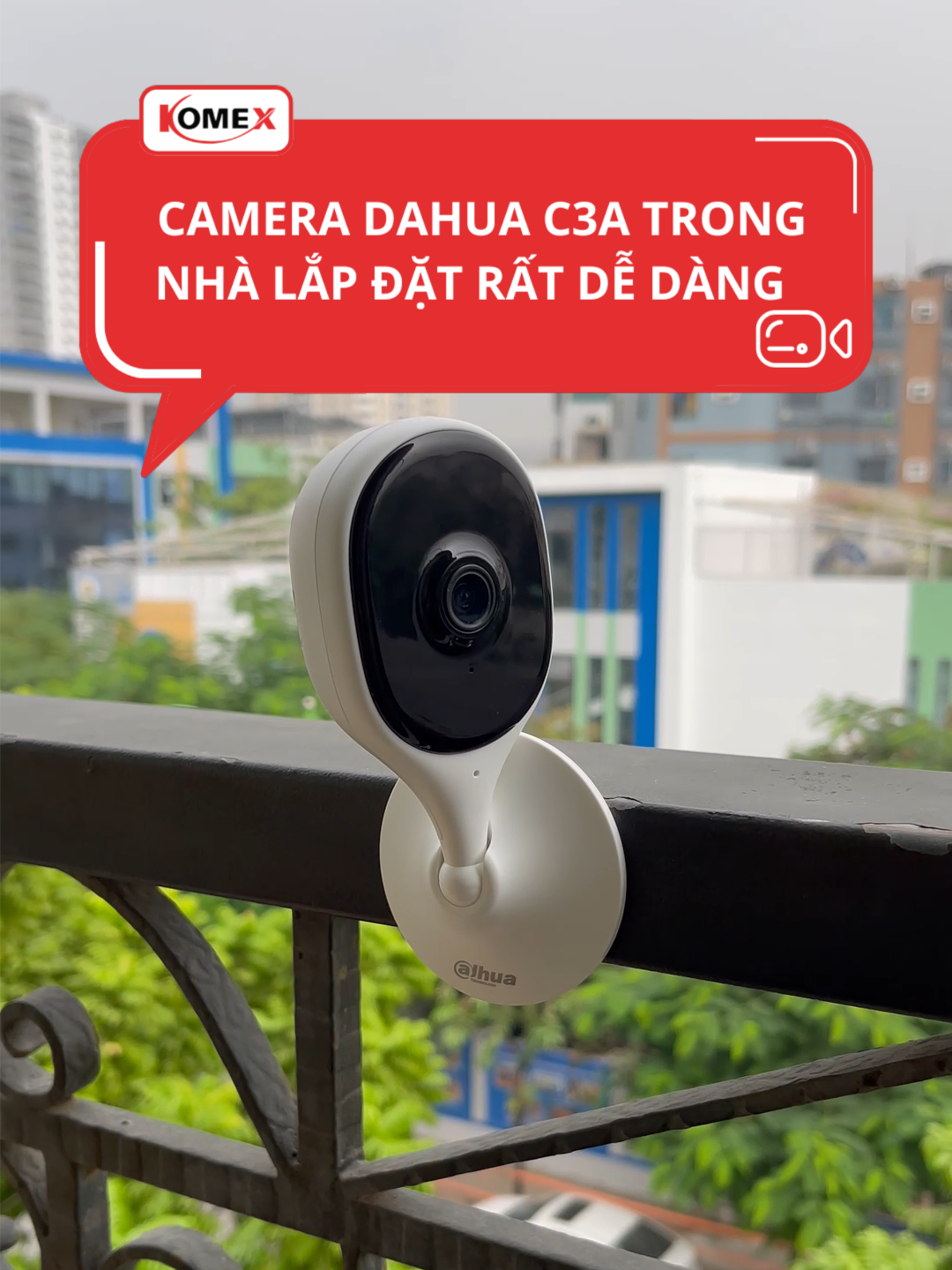 Camera Dahua C3A mẫu camera mà gia đình nào cũng lên sở hữu #imoukomex #komexcamera #cameradahua #dahuac3a #cameratrongnha #TikTokShop #salegiuathang #sieuhoinhasangtao