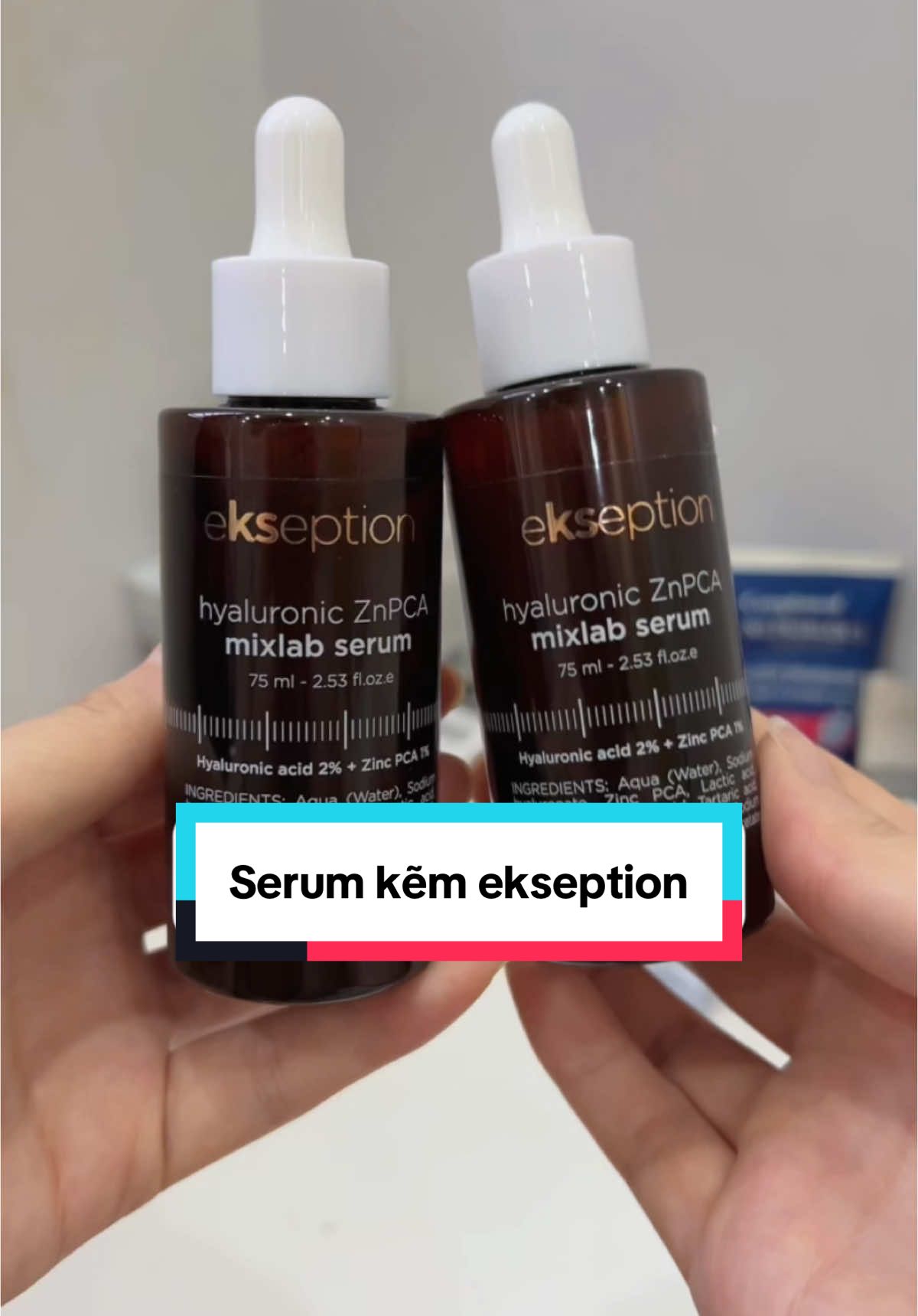 Serum kẽm của nhà ekseption phù với da dầu mụn cực hot đây ạaa 🔥🔥 #xuhuong2024 #myphamchinhhang #xuhuongtiktok #chamsocda #lamdepmoingay 