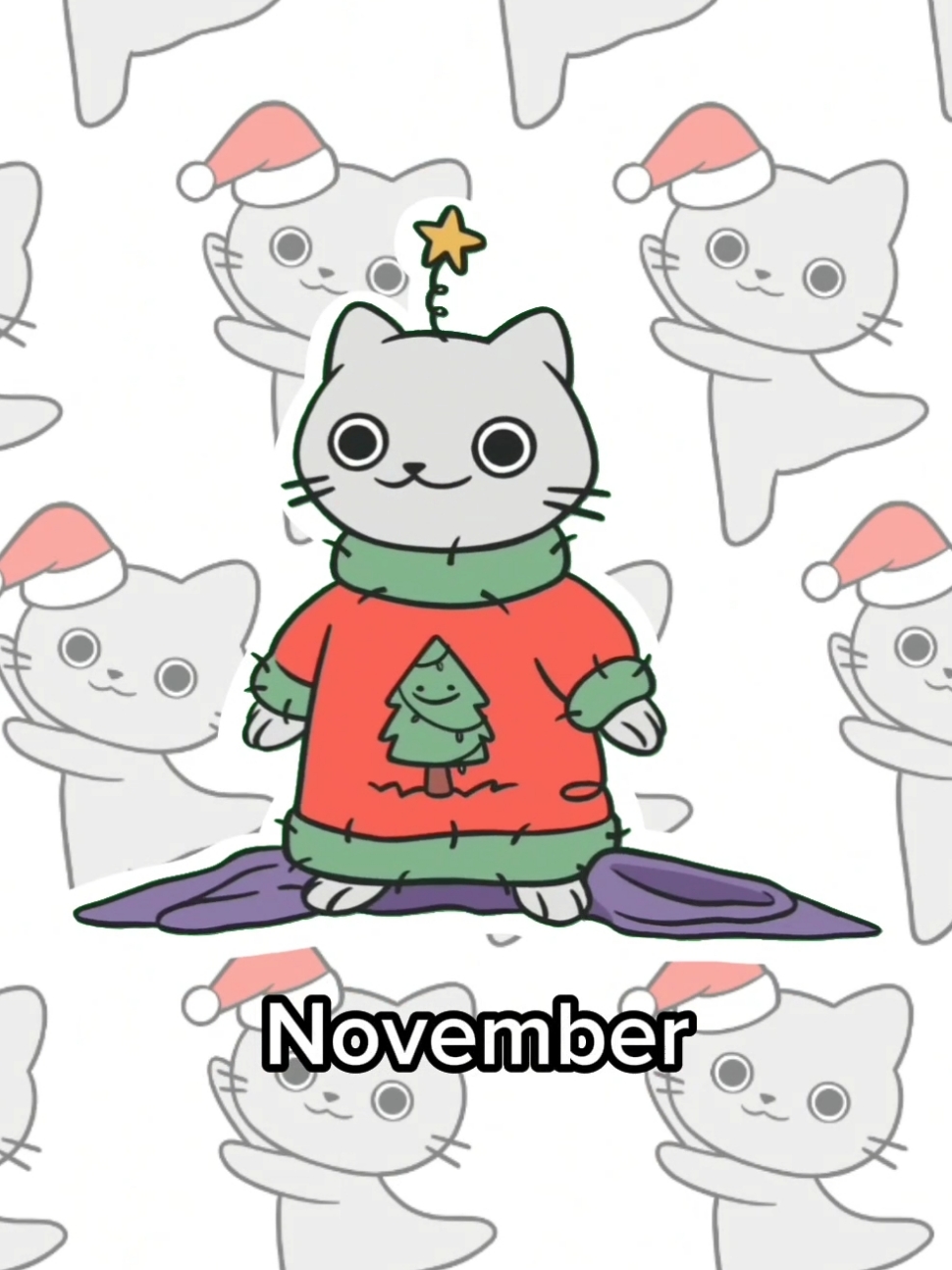 November doesn't exist 🎅🏻 . . . #animations  #cat #Christmas  #xmas #catsoftiktok #reelsvideo  #artreels  #art #2danimation #artedigital #reelstiktok  #artreelsoftiktok  #arttrend  #digitaldrawing  #drawingreels  #cuteanimation  #parati  #artrend  #fyp  #fypシ  #artchallenge  #fypppppppppppppppppppppppppppppppppppppppppppppppppppppppppppppppppppp  #artistontiktok  #artistoftiktok  #tiktokartist  #reelart  #artreelsoftiktok  #tiktokreel  #tiktokreels  #reelsviral 