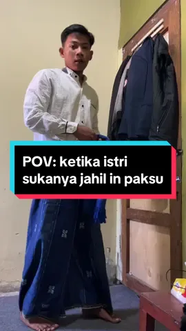 #POV pasutri : Giliran di jahilin mah nganggepnya kek perang dunia 😏 #POV #masenha #enhaaja #fypシ゚ 