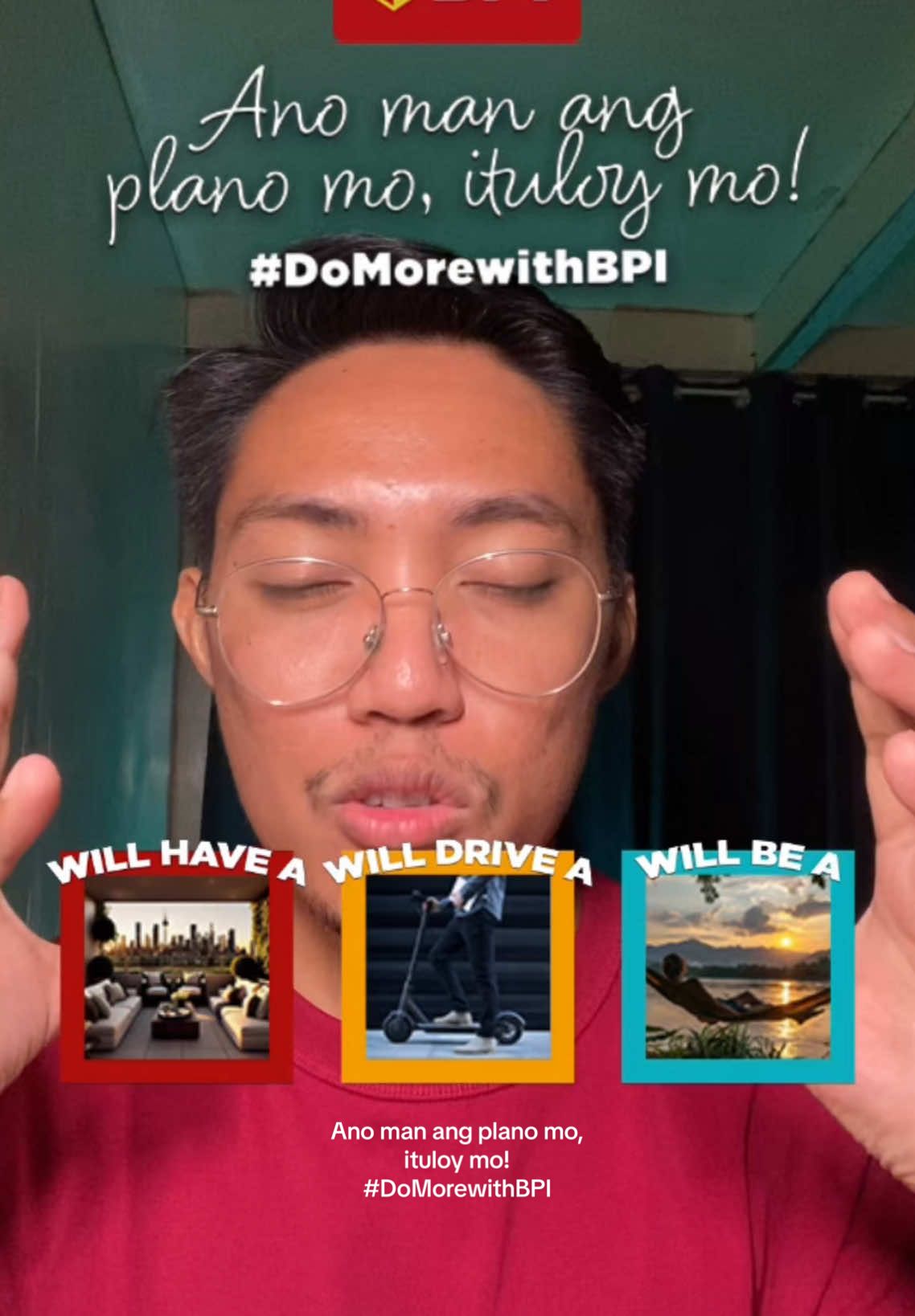 Habang tumatanda nagiging bahay at travels na yung cravings ko! Hahaha. I believe in the power of manifesting at hardwork talaga. To own my own house would probably be one of the biggest milestone na makukuha ko. Pagiipunan ko yan. And I know @BPI has my back in taking care of my hard work. I-share mo na din mga plano mo gamit ang filter na ‘to!😍 #DoMoreInAYear #DoMoreWithBPI #kimbulan #BPI 