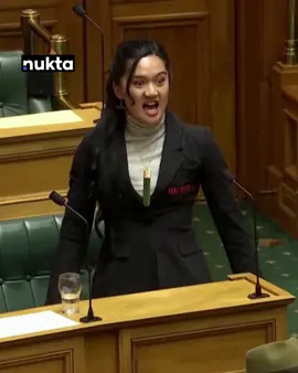 Maori parliamentarians stage a powerful haka protest in New Zealand's Parliament, temporarily halting proceedings over a contentious bill aimed at narrowing the interpretation of the historic Waitangi Treaty, seen by many as a threat to Indigenous rights. The Treaty of Waitangi (1840) is New Zealand's founding document, establishing British governance while recognizing Māori land and resource ownership. What’s your take on this powerful protest? #nukta #nuktapakistan #hakaprotest #newzealand #whotofollow