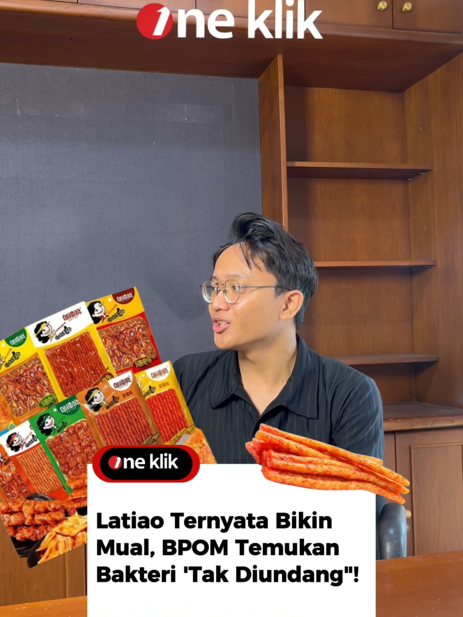 Latiao enak, tapi kok katanya ada bakteri?! Gimana pendapat kalian, masih berani makan? 😨🍢 #Latiao #latiaosnack #latiaospicysticks #FoodControversy