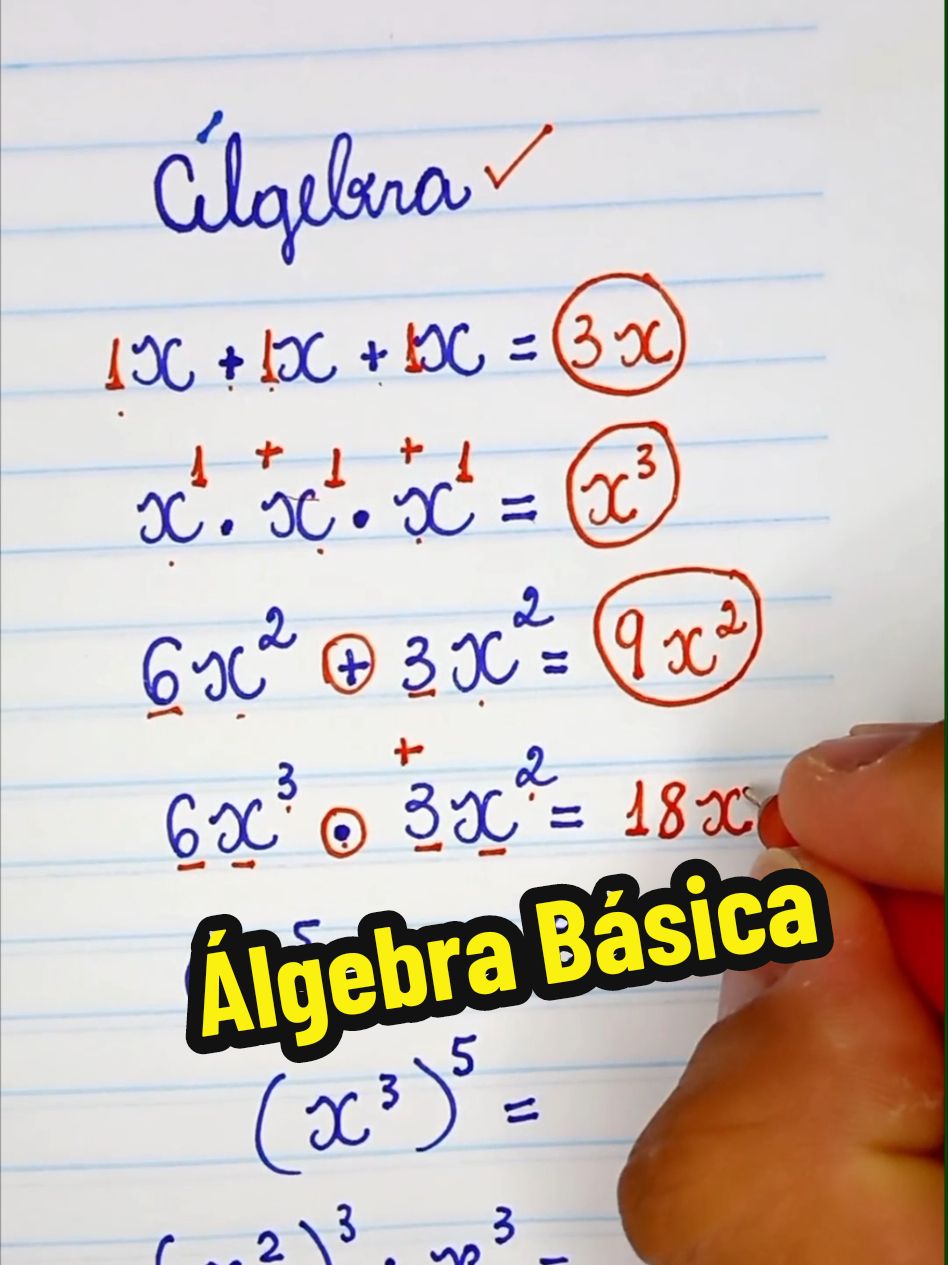 Isso é álgebra! #aula #matematica #escola #aprender 