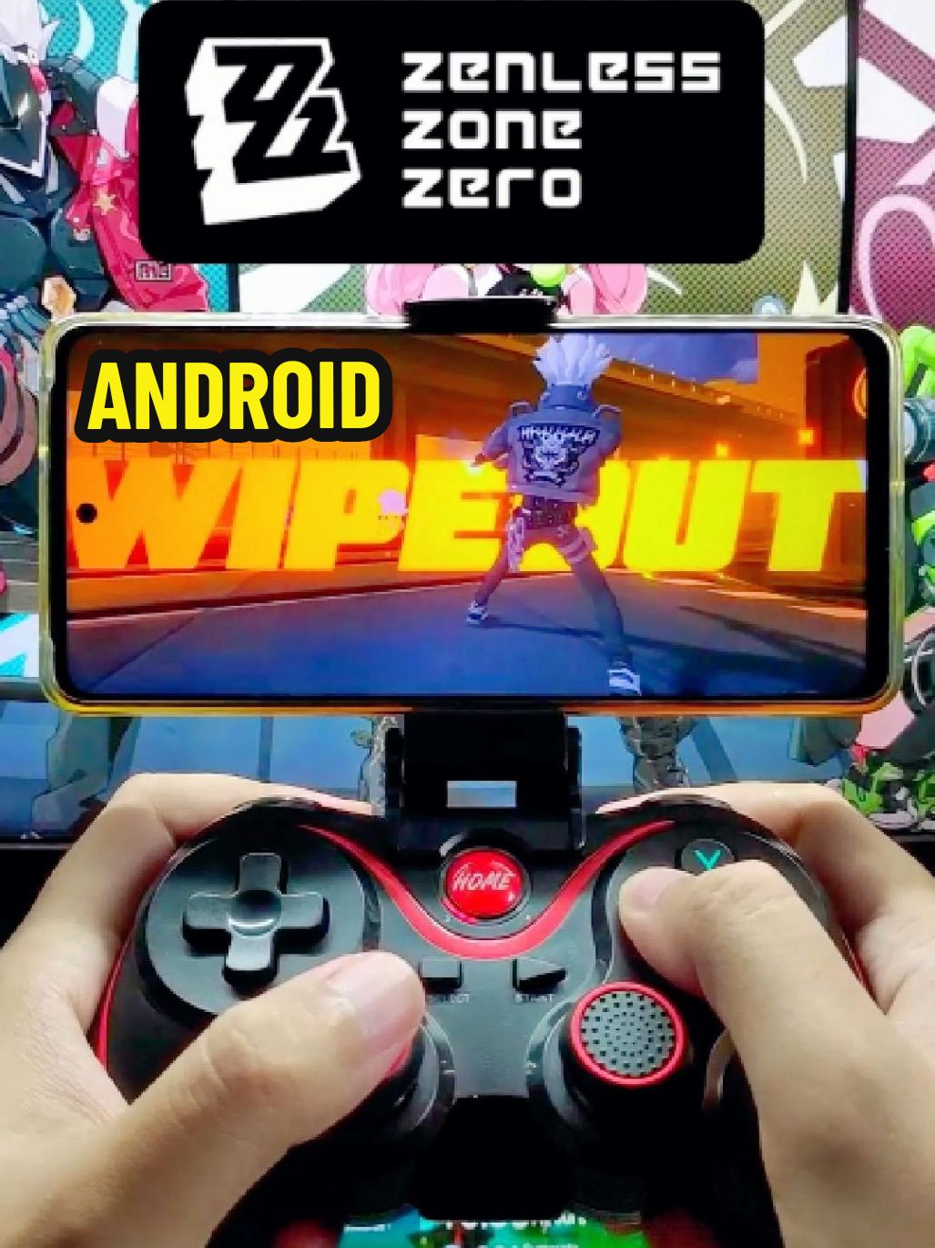 Main Zenless Zone Zero Android pakai Gamepad X3 - Iya, tak hanya Honkai Star Rail, ZZZ juga bisa dimainkan pakai #gamepad #gamepadx3 #gamepadandroid #zzz #zenlesszonezero #wipeout  #GenshinImpact #hoyoverse #controller #stick 