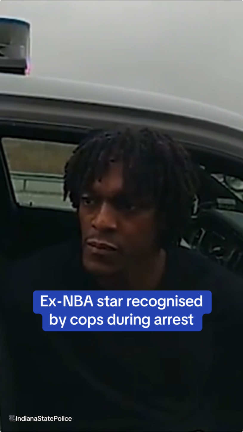 Ex-basketball star Rajon Rondo was recognized by   Indiana state troopers while being apprehended on firearm and dr*g charges.  Read the full story on DailyMail.com 🎥IndianaPolice  #NBA #basketball #sports #news 