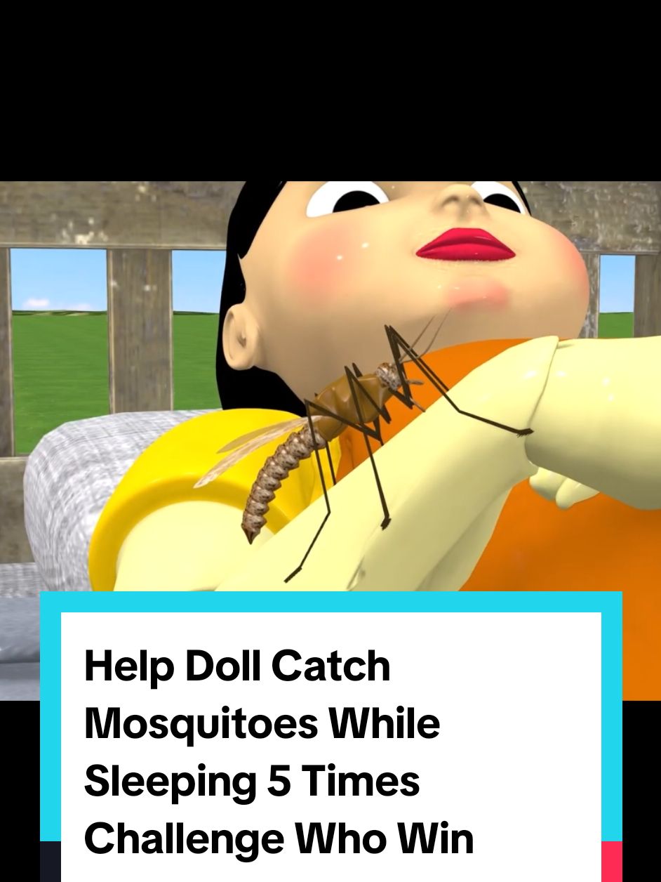 Help Doll Catch Mosquitoes While Sleeping 5 Times Challenge Who Win#scary #scaryteacher #huongtiktok2022 #scaryteacher3ddrainplay #xyzbca #yzbca #rubick #scaryvideos #viralvideo #rubik #bdtiktokofficial #standwithkashmir #paris #huongtiktok #squidgame #squidgamenetflix #scaryteacher3d #viral #scary #fyp #fypdonggggggg #game #netflix