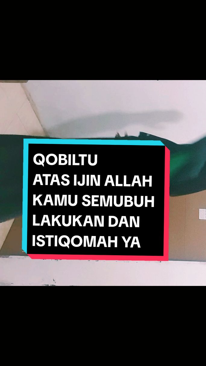 KENA SANTET LEBIH DARI 40HARI TAK SEMBUH² AMALKAN DOA INI  KUNFAYAKUN7X letakkan jari telunjuknya ke Tanah kemudian mengangkat  doa  berikut ini di baca 41x USAP BAGIAN YG SAKIT ARAH MATA KAKI  ATAU ARAH MULUT “بسم الله تربة أرضنا بريقة بعضنا يشفى به سقيمنا بإذن ربنا” Bismillahi turbatu ardhina bi riqati ba’dina yashfi bihi saqimana bi idzni rabbina. QOBILTU YA Al Jabbar#Doaygditakutidukunsantet #muallafcenterindonesia #ummiayrahmuallaf #ummiayrahpja #kontenislami #belajarsampaifaham 