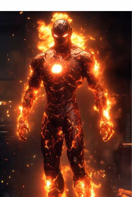 Hellfire iron man #ironman #ai #fyp 