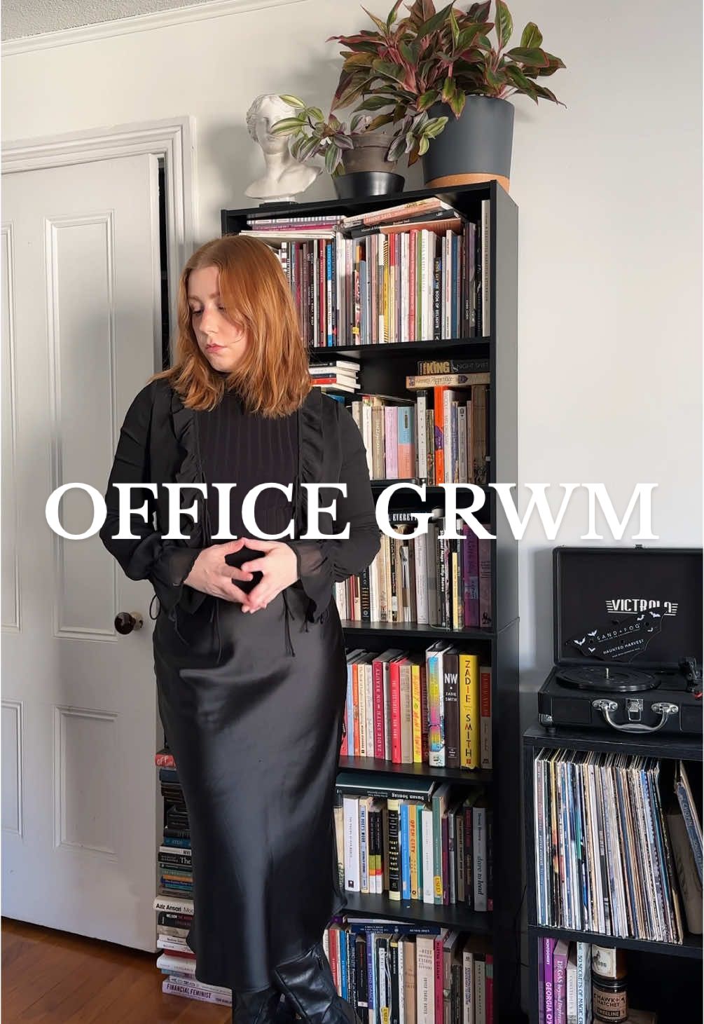 GRWM + chatty catch up on an office morning 🖤🥀🍂 #grwm #chattygrwm #asmr #asmrgrwm #grwmvlog #morningroutine #grwmvlog #Vlog #dailyvlog #routine 