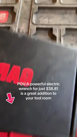 A powerful electric wrench for just $38.81 is a great addition to your tool room#cozycountdown #tiktokshopblackfriday #treasurefinds #blackfridaydeals #foryou #tools #tiktokshop #christmas #giftideas #powerwrench #wrench 
