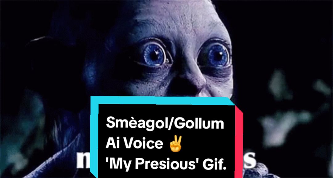 #top #myvlog #myposts #myrules #f4f #aivoice #smeagol #gollum #yxzcba #xyzbcafypシ #fypsounds  Smèagol/Gollum Ai Voice ✌️ 'My Presious'..! For Fun😂😉