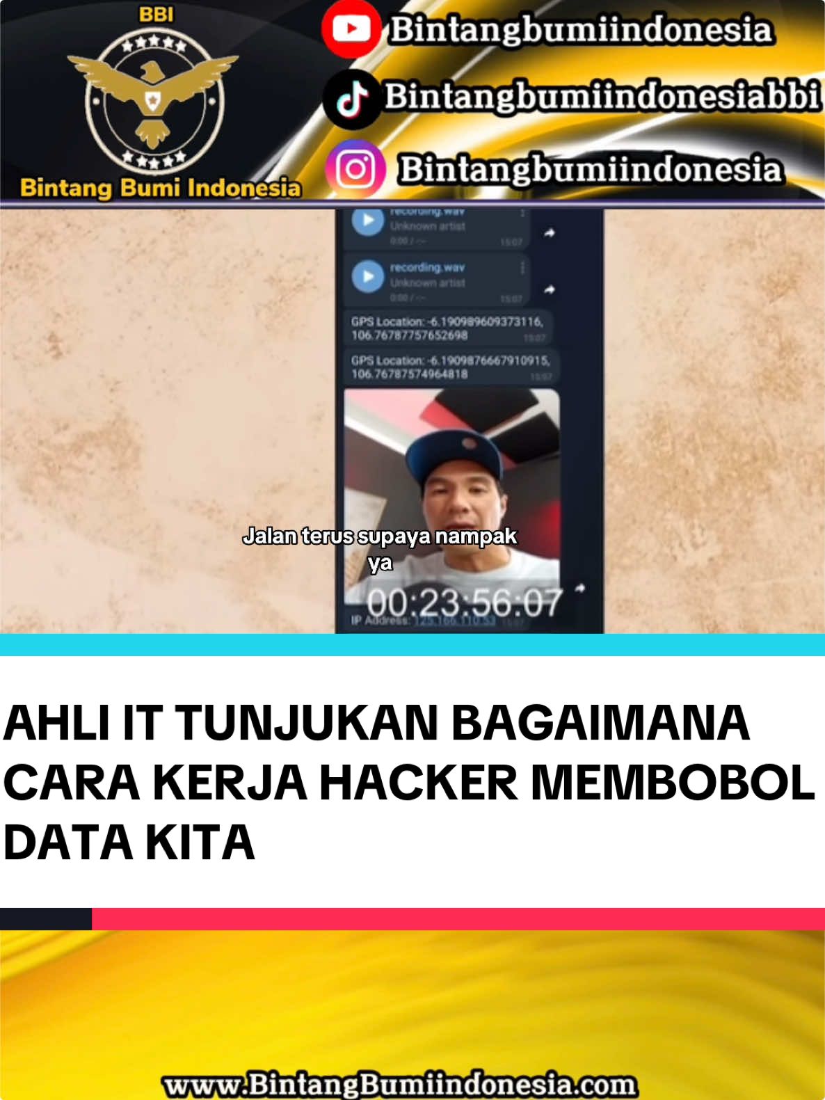 Ahli IT tunjukan bagaimana cara kerja hacker membobol data, jadi dihimbau jangan asal klik link #bintangbumiindonesia #longvideos #creatorsearchinsights #IT #kominfo #stopjudi #stopjudol #meutyahafid #danielmananta #hacker #fyp #fypシ゚ #fypage #fypシ゚viral🖤tiktok #foryou #lewatberandafyp #lewatberanda #xyzabc 