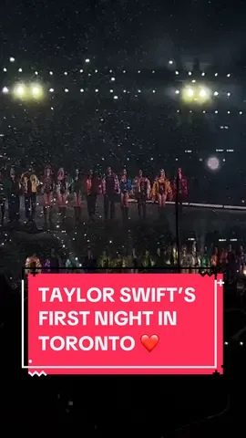 Taylor Swift’s first night in Toronto was ICONIC! 👏❤️ #TSTheErasTourTO #TSTheErasTourToronto #TorontoTSTheErasTour #TaylorSwift 