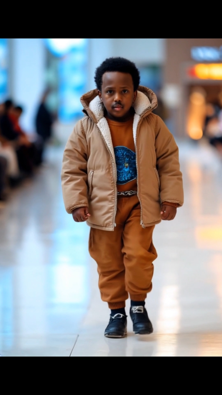 baby Farmaajo #madaxwayne #farmaajo #ai #kidsfashion #qosol #Runway #xamar #somalitiktok 