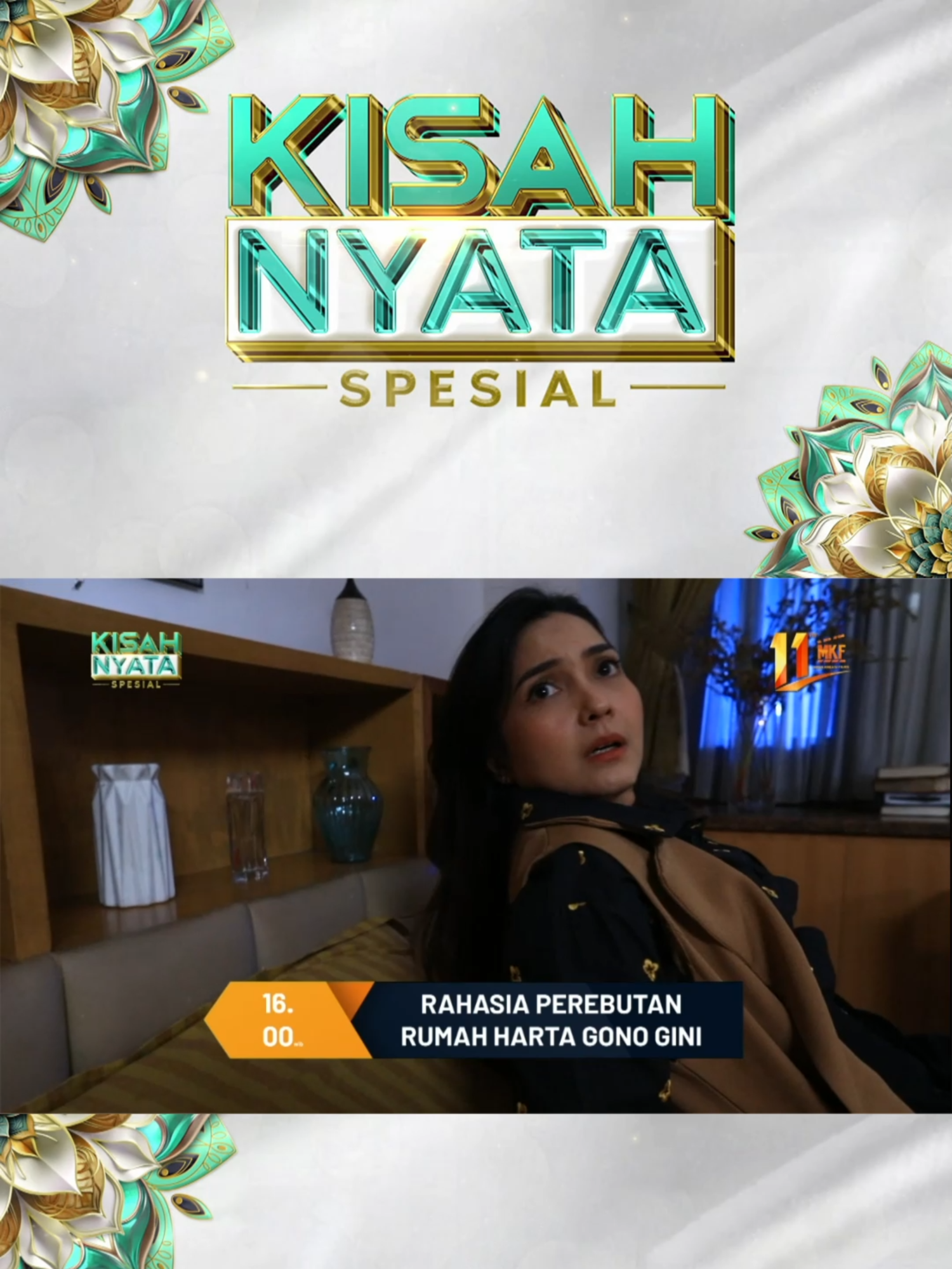 Tayang Besok Sore #KisahNyataSpesial yang kedua RAHASIA PEREBUTAN RUMAH HARTA GONO GINI , Sabtu 16 November 2024 pukul 16.00 WIB Hanya di @indosiar #mkfpunyatiktok