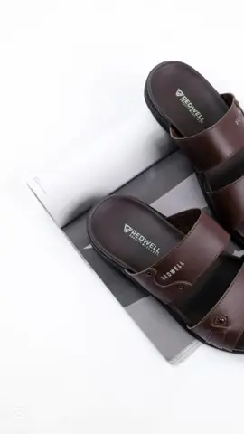 Redwell Sendal Selop Pria Ban 2 Sandal Kulit Terbaru Sol Nyaman Sendal di bawah Rp125.000 #sandalkulitpria #sandalmurah #fouryoupage 