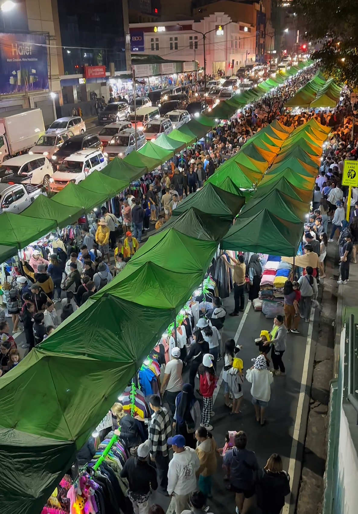 Baguio Night Market - Open daily from 9 PM to 2 AM #baguiocity #nightmarket #baguio 