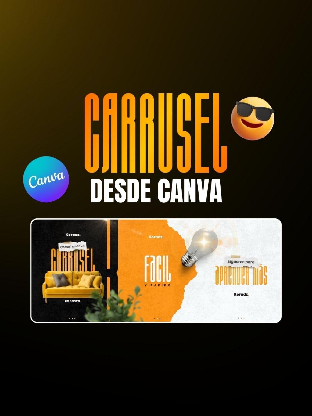 Como hacer carruseles para instagram con canva🔥 #diseño #canva #edicion #efectos #contenido #fyp #parati #tutorial #español 