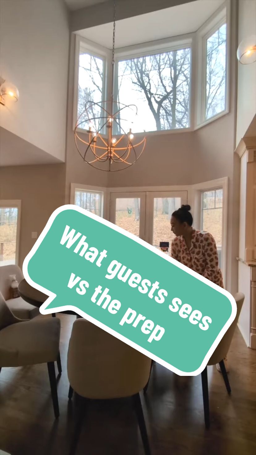 4pm what guests sees when they arrive versus the 8am prep time to bake, cook and clean. 🫶🏼🩷  I love hosting! I am so happy we moved from California to Minnesota!  My boys get to grow up with their cousins! The house is still pretty empty but it's filled with love, sounds of kids playing, Liam's baritone, laughter and family! After my mom passed I thought I would never find joy in so many things. It's hard to describe but I finally found my joy of all the things again! Tell me why it took moving across country though? 🤣 LOL!  Food is my love language and I’m still trying to learn new recipes to be a better cook and baker. It’s a life long journey I tell you!  Please share appetizer ideas! I would love to switch up the charcuterie board snacks.  Candle @forvrmood Self Care Club Fall Season 2024 Cone Appetite   Chocolate chip cookie recipe from @allrecipes called Big Fat Chewy Chocolate Chip cookie:  		2 cups all-purpose flour 		½ teaspoon baking soda 		½ teaspoon salt 		1 cup packed brown sugar 		¾ cup unsalted butter, melted 		½ cup white sugar 		1 egg 		1 egg yolk 		1 tablespoon vanilla extract 		2 cups semisweet chocolate chips Angeled eggs recipe (I made it up as I went, sorry no precise measurements.) 1 dozen eggs Mayonnaise Dijon mustard Knorr chicken bouillon (a little goes a long way, I added too much lol) Pepper Garlic powder Onion powder Smoked paprika Chives  Thanks for hosting with me! Let’s do this again sometime! #hosting #cleanwithme #BakeWithMe