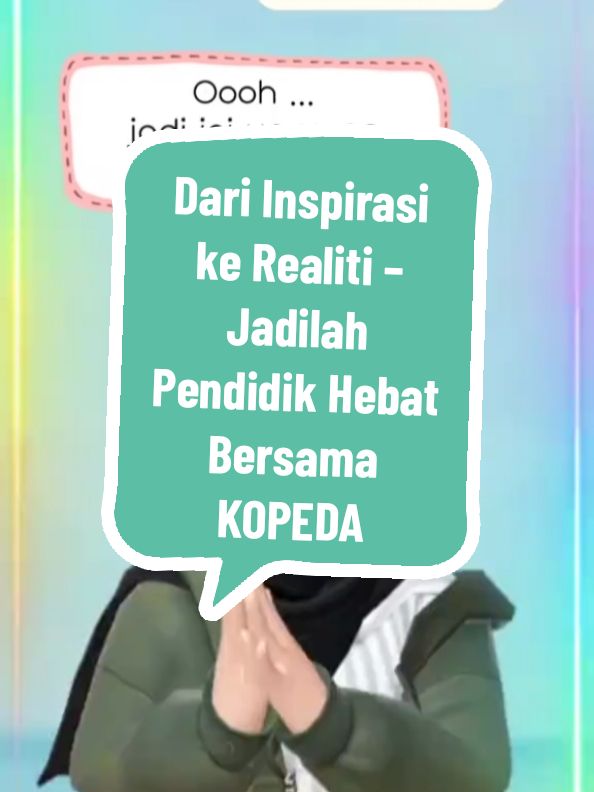 Assalamualaikum/selamat pagi Bakal² Cikgu yang berdedikasi .. Kami 💥 Kolej Pendidikan Perdana (KOPEDA) Panggilan untuk bakal-bakal Guru👈 **Peluang keEmasan untuk Masa Depan Cerah dalam Bidang Pendidikan!** Adakah anda berminat untuk membina kerjaya sebagai pendidik? KOPEDA menawarkan peluang yang tidak boleh dilepaskan dengan program pengajian yang diiktiraf dan berkualiti. **Program Ditawarkan:** 1. **Diploma Pendidikan Awal Kanak-Kanak**    Kod Program: A5758 KPT: R/311/3/0067    2. **Diploma Perguruan Asas**    Kod Program: A1118 KPT: R/110/4/0014    3. **Sijil Perguruan Asas**    Kod Program: A7415 KPT: A 0743  **Mod Pengajian:**  - Sepenuh Masa  - Separa Masa  **Kenapa Pilih KOPEDA?** ✅ Berpengalaman melatih guru sejak tahun 1994.  ✅ Diiktiraf oleh Jabatan Perkhidmatan Awam (JPA).  ✅ Akreditasi penuh MQA  ✅ Kurikulum diakreditasi dan diluluskan oleh Kementerian Pendidikan Tinggi (KPT).  ✅ Fasiliti lengkap termasuk asrama, makmal komputer, perpustakaan, dan makmal prasekolah.  **Syarat Kemasukan:** - **Diploma:** Lulus SPM dengan sekurang-kurangnya 3 kepujian (kredit) dalam mana-mana subjek.  - **Sijil:** Lulus SPM dengan sekurang-kurangnya 1 kepujian (kredit) dalam mana-mana subjek.  **Tajaan & Pembiayaan:** Pinjaman dan tajaan disediakan melalui PTPTN, Baitulmal, Bank, Koperasi, dan Yayasan Negeri.  **Yuran Pendaftaran:** - **Diploma:** RM100  - **Sijil:** RM100  **Hubungi Kami Sekarang!**  Jangan lepaskan peluang ini untuk membina masa depan sebagai pendidik yang berjaya.  📞 **Hubungi  Razak Yahaya di(Unit Pemasaran)  https://wa.me/601137219179?text=Daftar_sambung_belajar-kolej-pendidikan-Perdana 📍 Lokasi: No.1-17, Jalan Sejat 8/10, Seksyen 8, 40000 Shah Alam, Selangor  🌐 **Laman Web:** www.kopeda.com.my  📧 **Email:  enquiry@kopeda.com.my SIJIL SPA FT - 1 TAHUN 4 BULAN  PT - 2 TAHUN MAKSIMUM DPAK/DPA  FT - 2 TAHUN 4 BULAN PT - 3 TAHUN #Pendidikan #Biasiswa #PTPTN  #LepasanSPM  #MasaDepanCerah #KualaLumpur #Selangor #Kolejpendidikanperdana  #EventPendidikan #StudyinMalaysia🇲🇾 #EducationFair #EventManagement #Fest#fest 