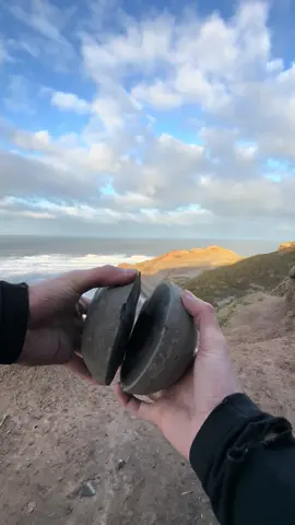 We opened this block of Jurassic shale while hunting for fossils on the beach! 🐬 Our aim was to reveal a fossil and save it from the elements 🌧️ Take a look and see what fossils we actually ended up finding! 🌅 We revealed a beautiful Jurassic Age Ammonite fossil from millions of years ago! 🏝 Thanks for supporting our page! 🐊 #natural #nature #fossil #fossils #ancient #animals #art #ammonite #ammonites #dinosaur #scientist  #minerals #paleontology #whitby #geologist #dorset #geology #charmouth #jurassic #yorkshire #fyp