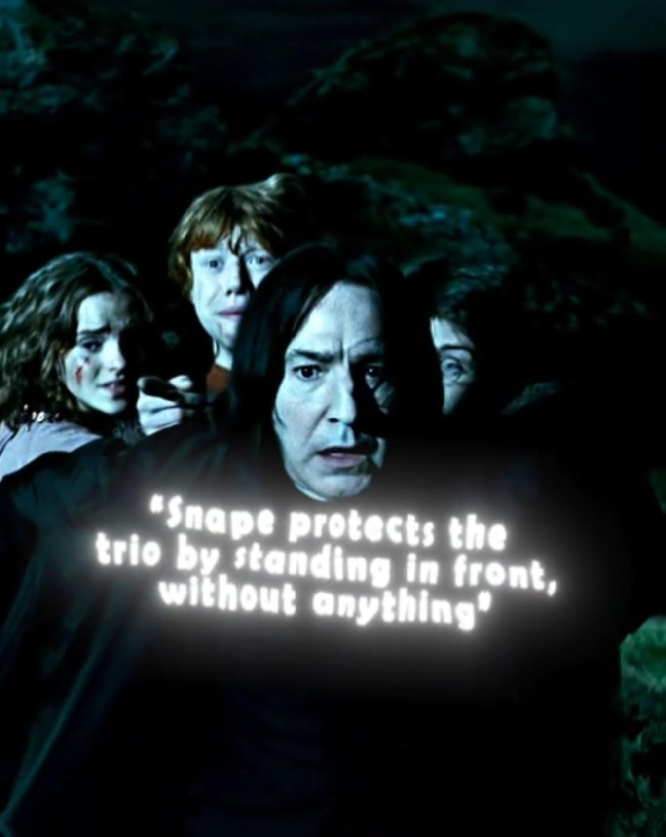 The way he protects them>> #harrypotter #harrypotteredit #hpedit #edit #severussnape 