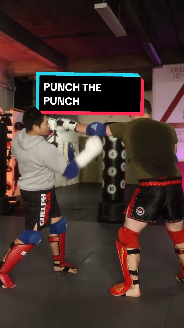 Punching the punch is an expression of the saying 