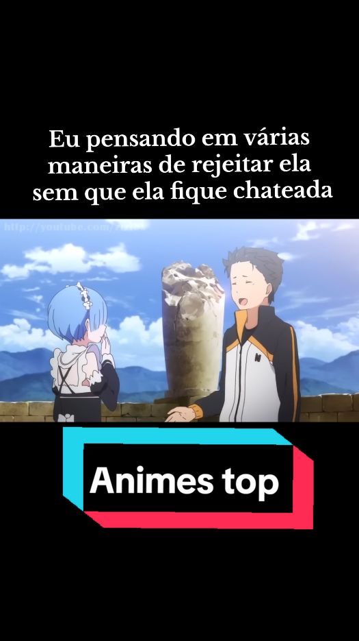 vou ter que dizer que foi bem difícil  #Rem #Subaru #Re:zero #animestop #ediçaozoeira #rejeição #naomorrer #redublagem 