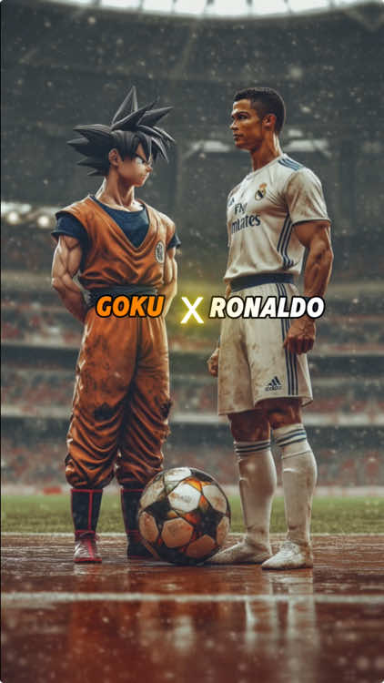 Ronaldo, Messi, and Mbappé fused with Dragon Ball Z characters—never seen before! ⚡⚽️ #fusion #hybrid #dbz #fyp #viralvideos 