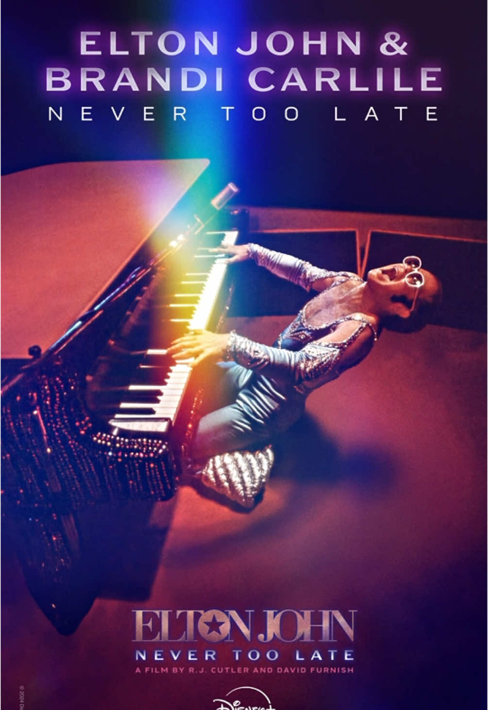 It was a distinct honor to get to write this song with my dear friend @Elton John for his new documentary ‘Never Too Late’. I think everyone knows how I feel about this man. I would never have played a piano chord or written a word without my heroes Elton John and Bernie Taupin. This film documents Elton’s unparalleled brilliance, bravery and resilience. It not only cements Elton’s role as one of the most important and influential figures in rock and roll history, but it offers an insight into what an incredible husband and father he is, and the peace and serenity he found later in life. Congratulations to David Furnish for directing such a moving portrait of Elton’s life.  ‘Never Too Late’ - a new original song taken from the Disney + documentary ‘Elton John: Never Too Late’ – available to listen everywhere now!