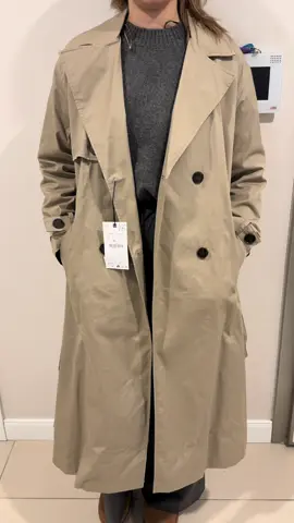 Zara Kemerli Uzun Trençkot 🌸 Ref: 8372/287 🤍  #zara #zarahaul #zaraoutfit #zaranewin #fashiontiktok #kesfet 