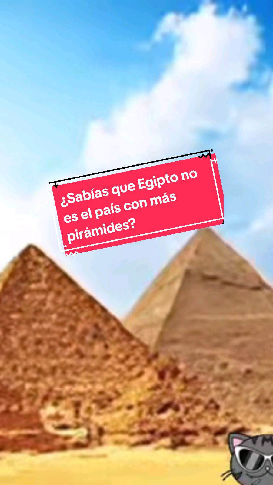 ¿Sabías que Egipto...? #AprendeConTikTok#Egipto #piramides#Sudan#historia 