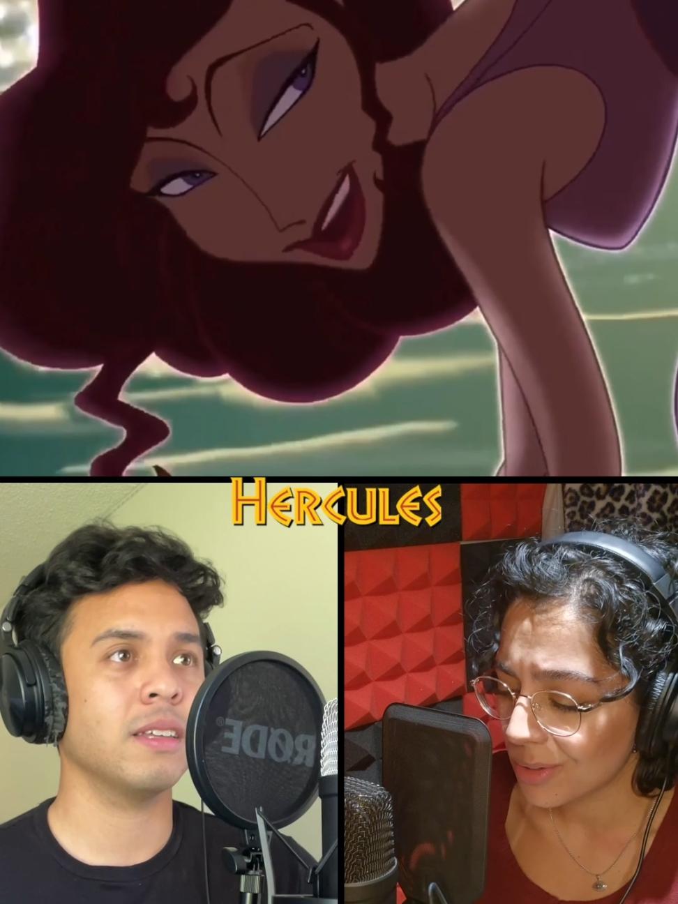 Well, @rong.gur thanks for being the Hercules to my Megara, it's been a real schliiiiiceeee.  In all seriousness, it's always such a BLAST to collab with you! Your Hercules is unmatched 💪🎙  . . . #herculesdisney #herculesandmeg #megaradisney #disneyimpressions #voiceover #voiceactingstudy #voiceactor 