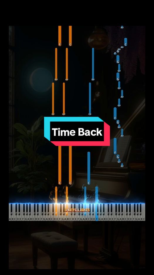 🔴 Time Back - 2pac (Intermediate Piano Tutorial) #piano #pianotutorial #easypiano #easypianotutorial #timeback #2pac 