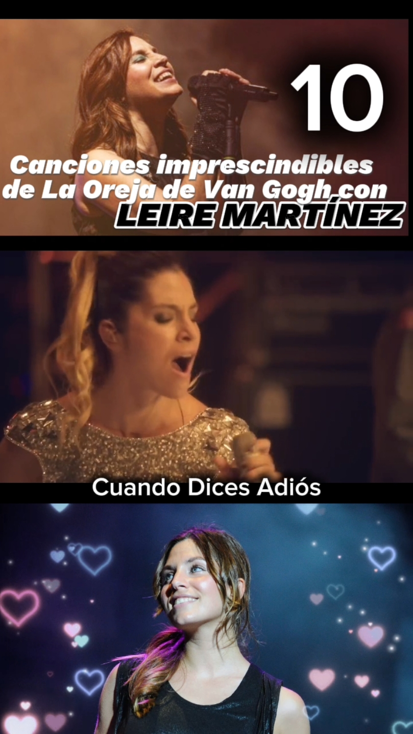 La oreja de van gogh con Leire Martínez 10 canciones imprescindibles. #leire #leiremartinez #laorejadevangogh #lovg #lodvg #estoycontigo #cuandodicesadios  #estoycontigoleire #maria #natalialafourcade 