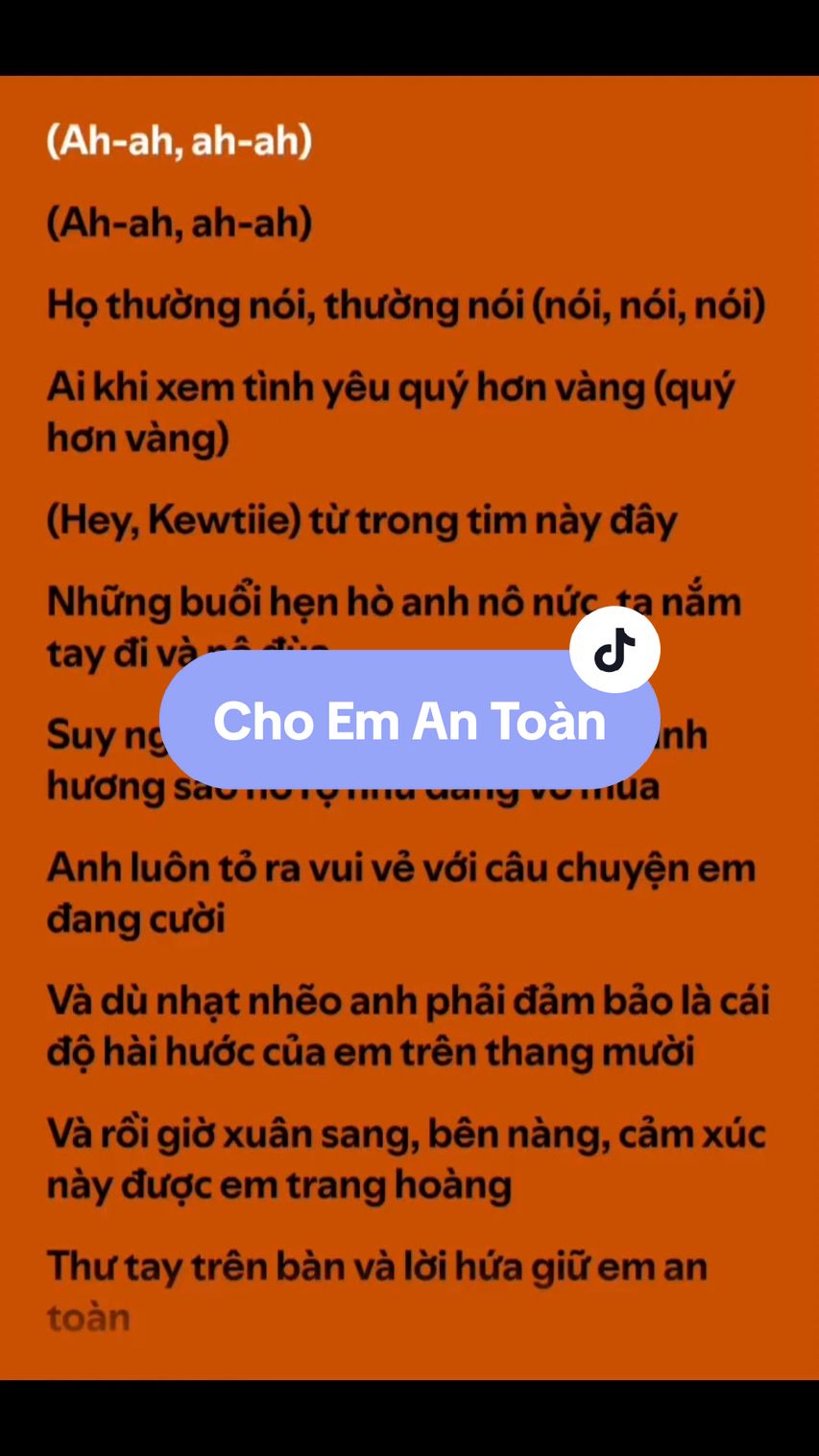 Phần 189 | Cho em an toàn... #music #lyrics #lofi #spotify #chill 