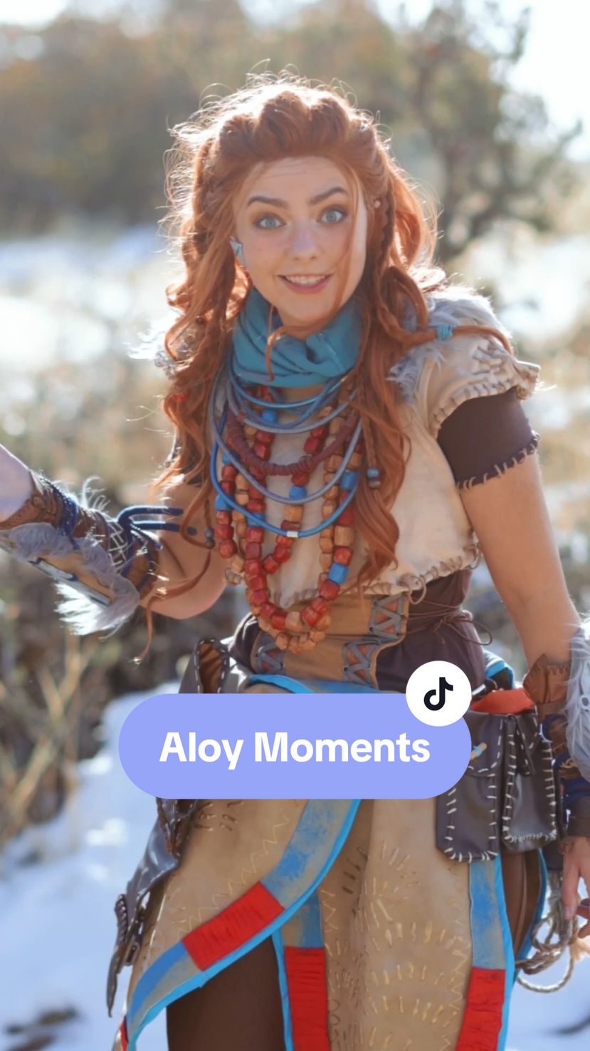 Who is this diva? 💜 @Guerrilla @LEGO  #horizonzerodawn #cosplay #hzd #horizon #aloycosplay #horizoncosplay #legohorizon #hzdcosplay #aloy #horizonforbiddenwest #cosplaymaker #cosmaker  Cosplay made by raineemery and I!