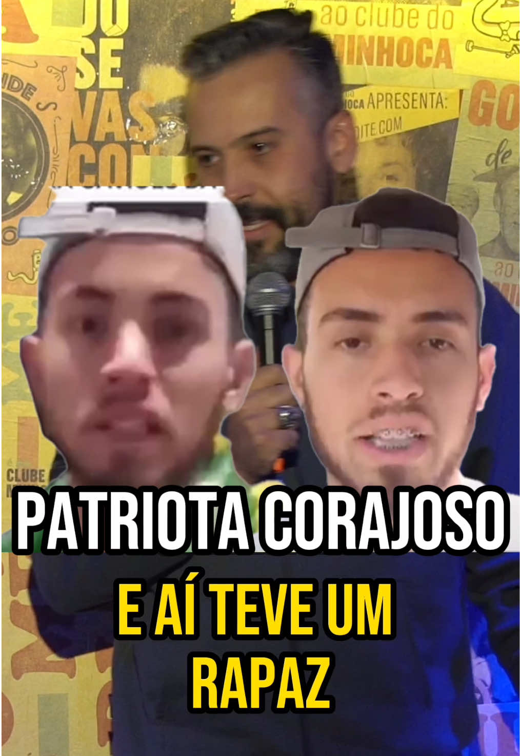 Da série: Patriotas, imb*cis ou corajosos? Me segue pra mais vídeos ❤️ Vem assistir o Show do React ao vivo! #standupcomedy #comediastandup #humor #comedia #showdoreact