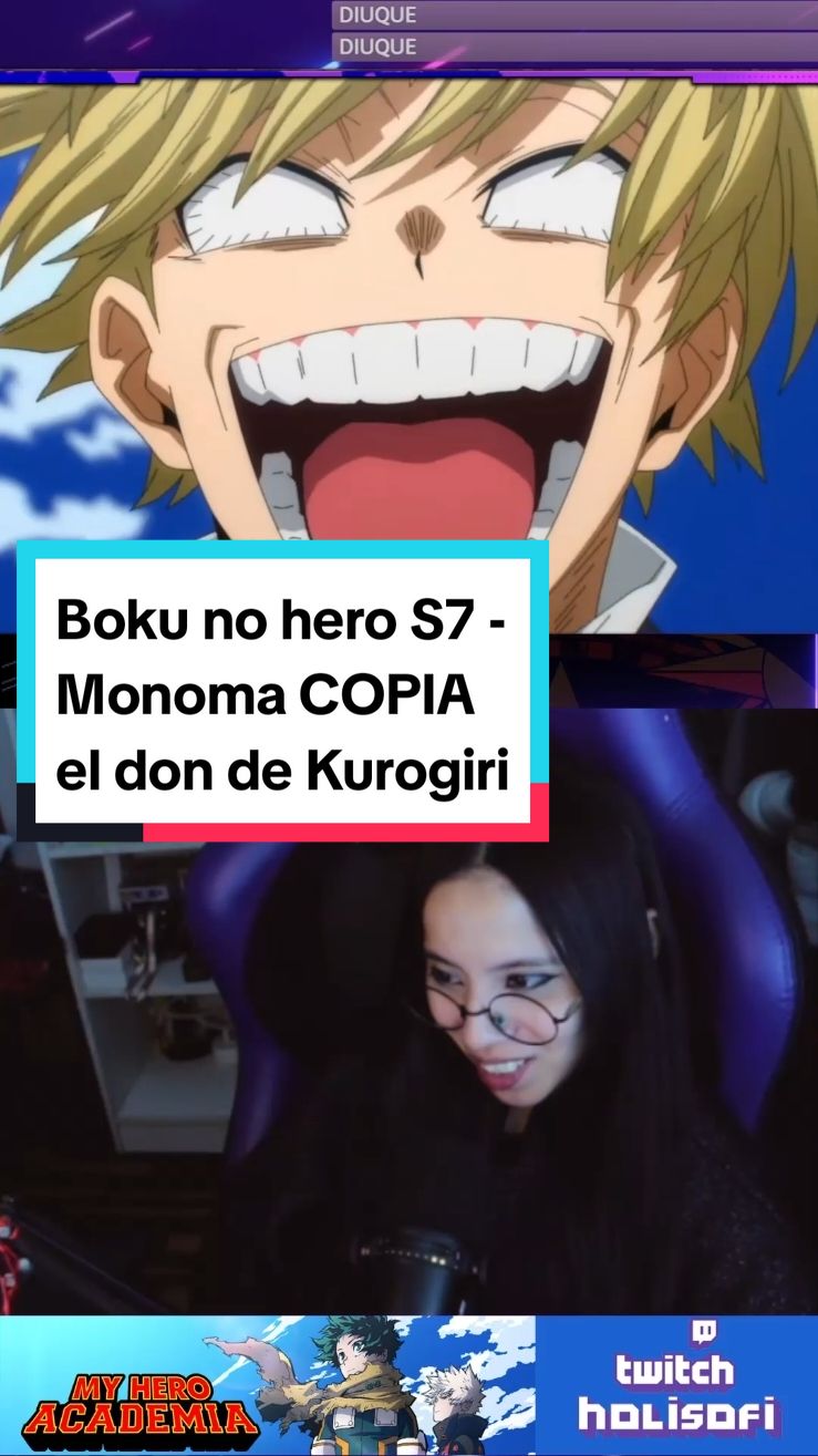 #anime #animereaccion #bokunohero #myheroacademia #monoma  #midoriya  #allforone #oneforall  #twitchclips #tiktokanime 