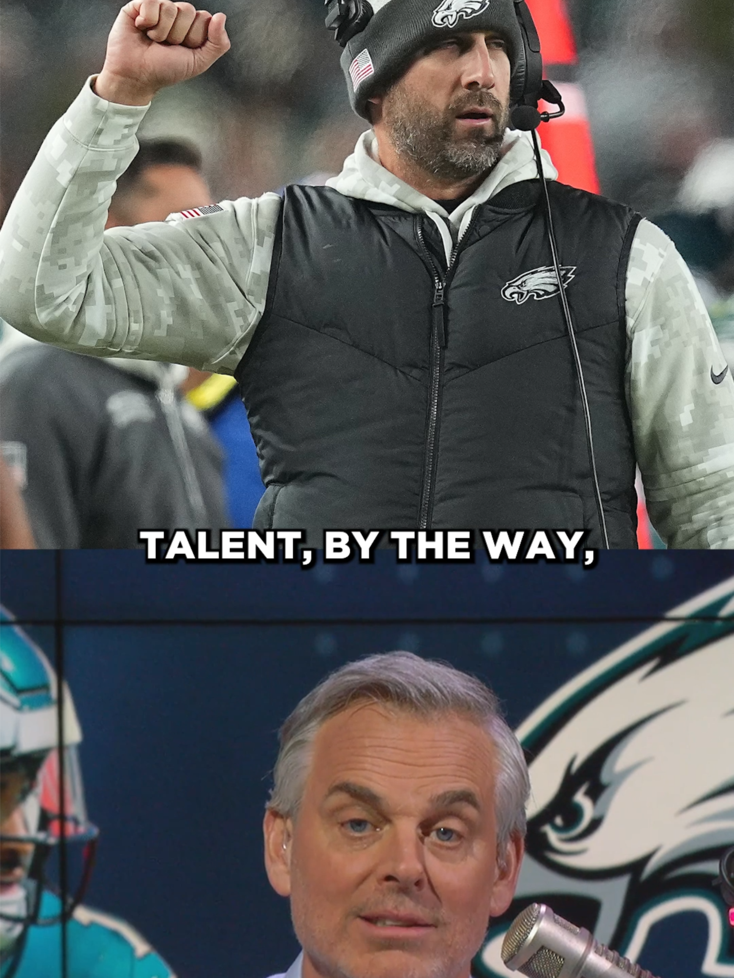 Colin just can't trust the Eagles coaching staff