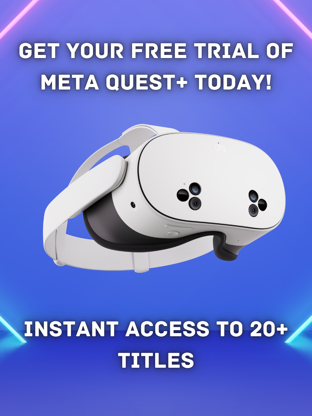 Get instant access to over 20 titles when you sign up for Meta Quest+ on your @metaquest headset! Get lost in virtual worlds, or transform your own space with mixed reality. The possibilities are endless. #QuestPartner Until You Fall is for ages 13+ MQ+ for 13+. Quebec 14+. Eligibility and auto-renewal terms apply for trial subscription. See full terms https://www.meta.com/legal/quest/meta-quest-plus-terms/.