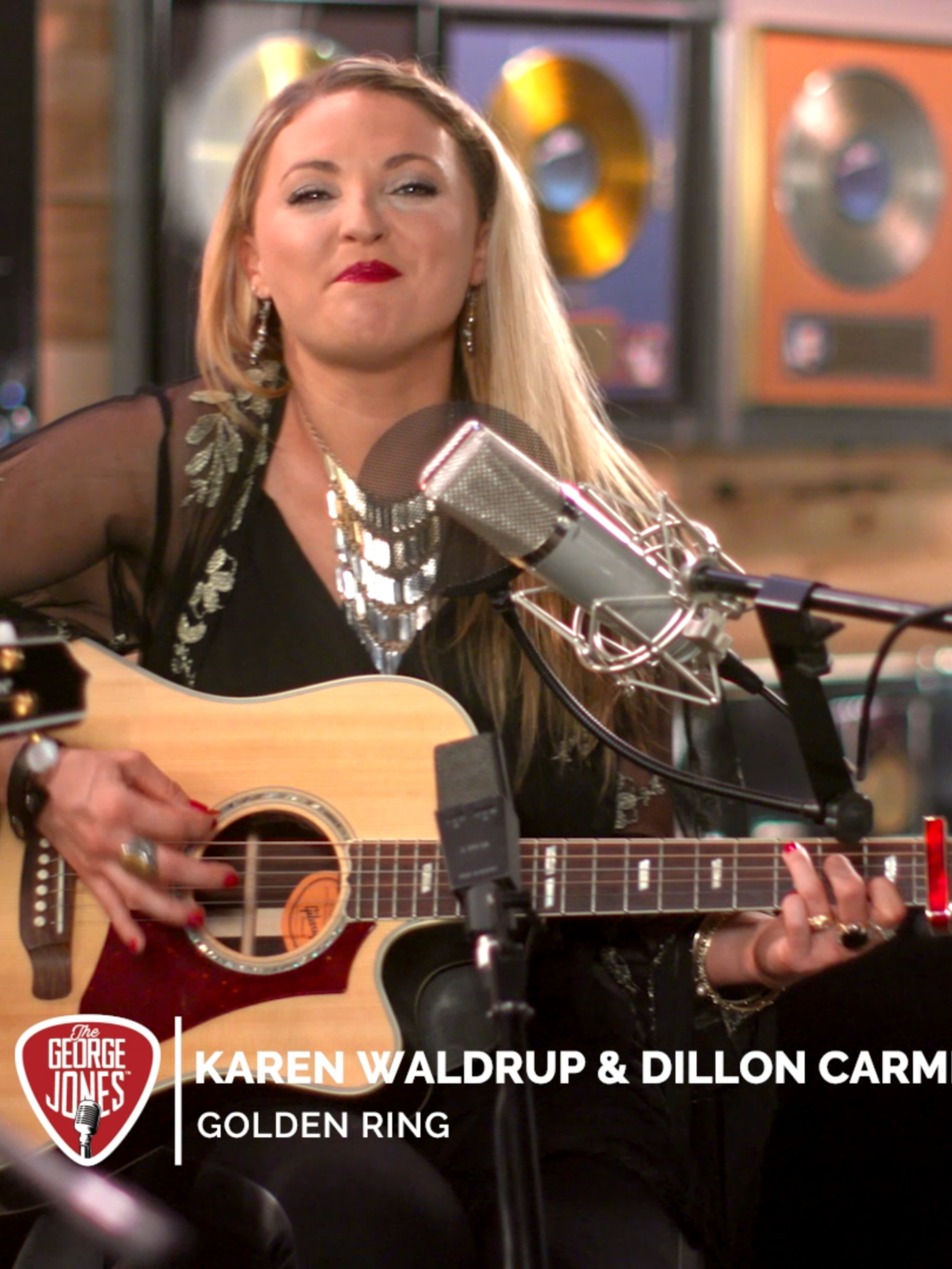 “Golden Ring” tells the story of a wedding band bought from a pawn shop and given to a man’s wife. After their divorce, it returns to the pawn shop, ready for its next owners. The irony that this song was released 14 months after George Jones and Tammy Wynette’s divorce is not lost on us. Watch @dilloncarmichaelmusic and @karenwaldrupmusic perform it.